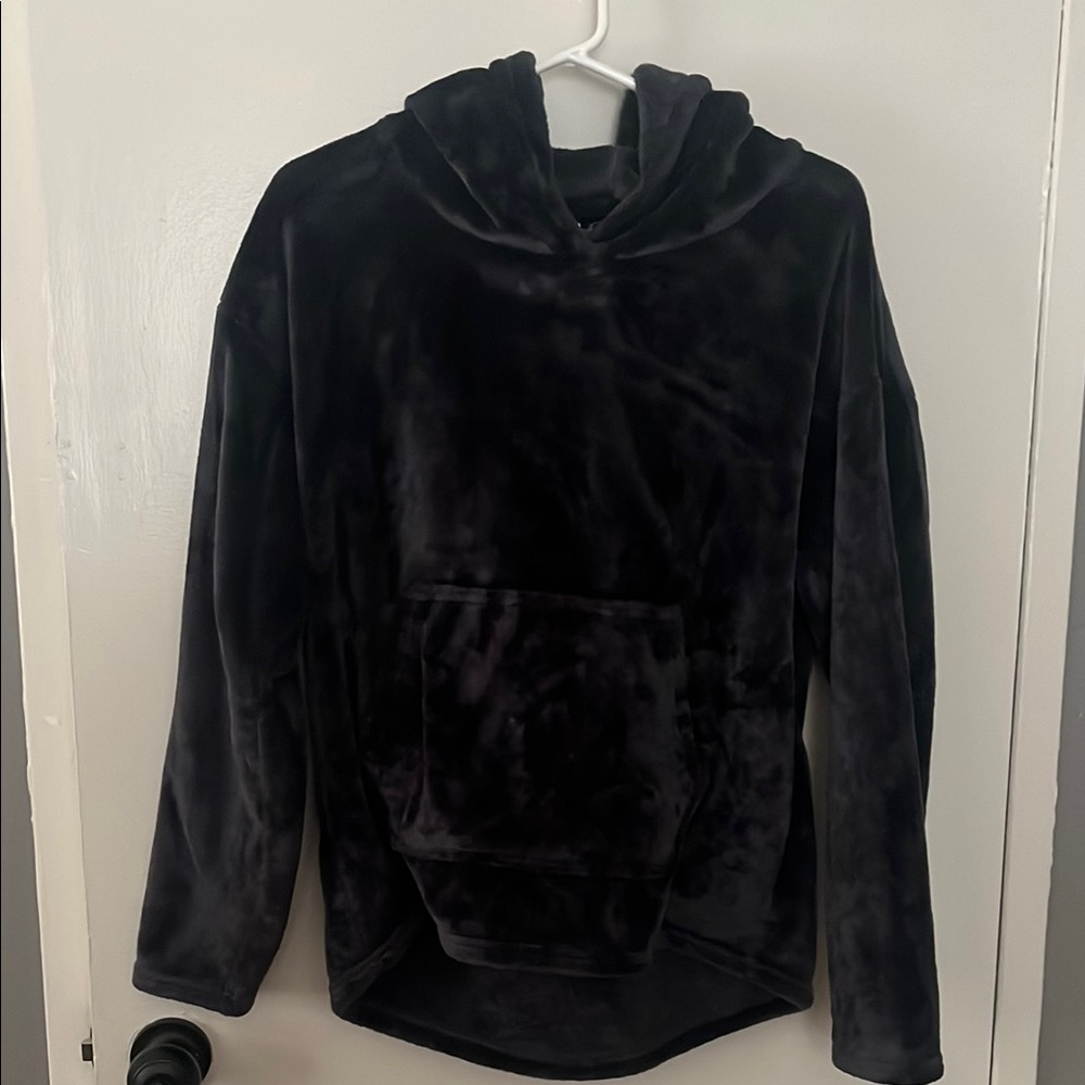 Champion Black Plush Hoodie